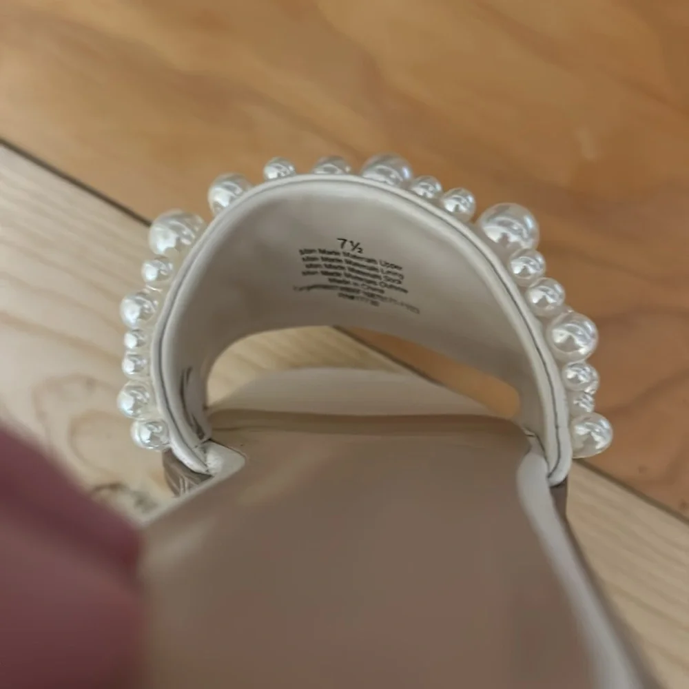 A New Day Pearl Flat Sandals - Picture 2 of 3
